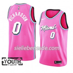 Kinder NBA Miami Heat Trikot Josh Richardson 0 2018-19 Nike Pink Swingman